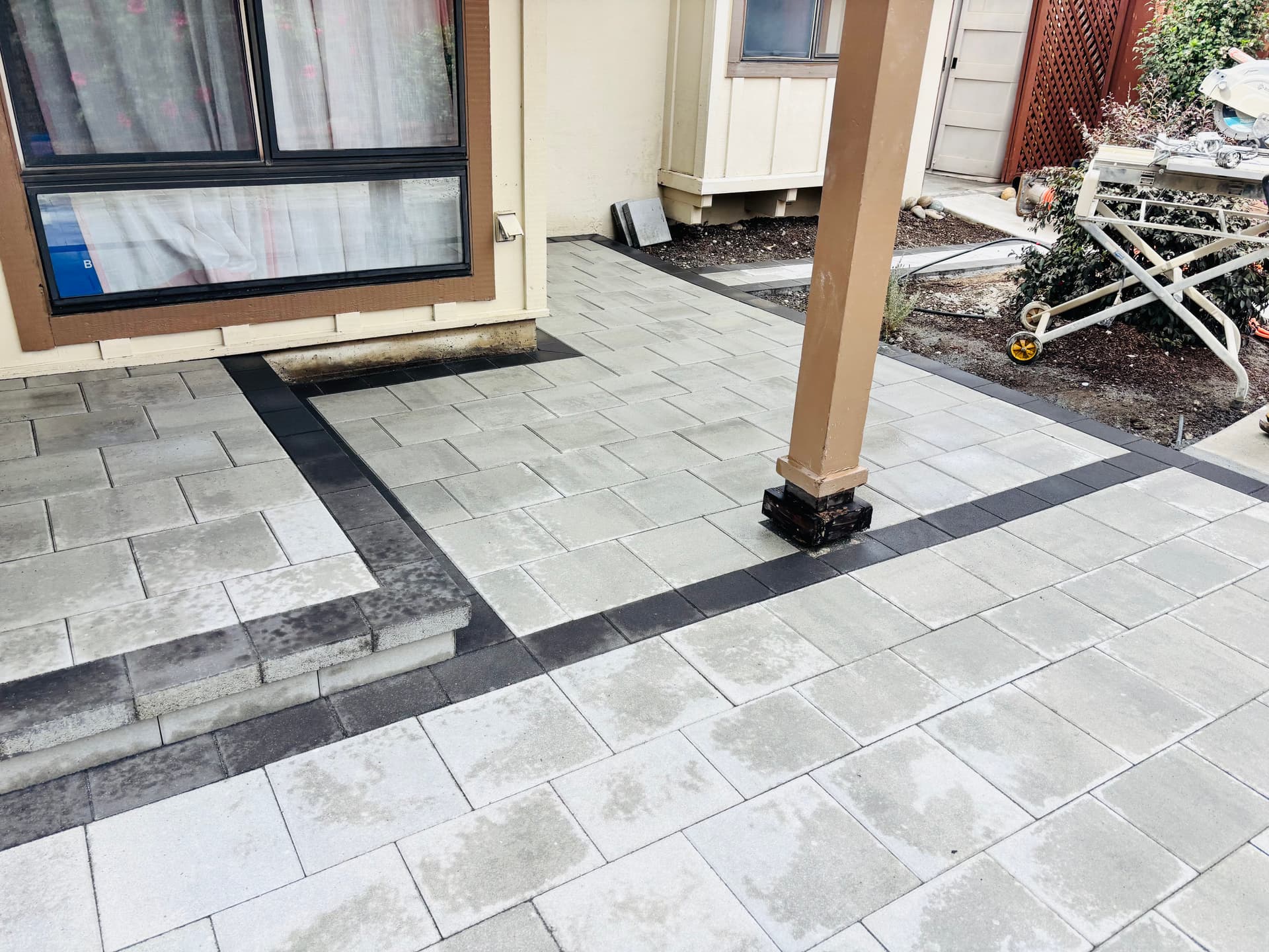 Gallery photos for Modern Paver Patio Built for Everyday Backyard Living: Image #1