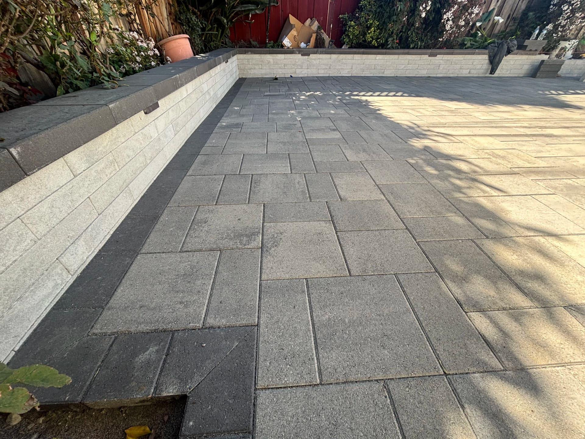 Paver Patio and Retaining Wall Install in Sunnyvale image