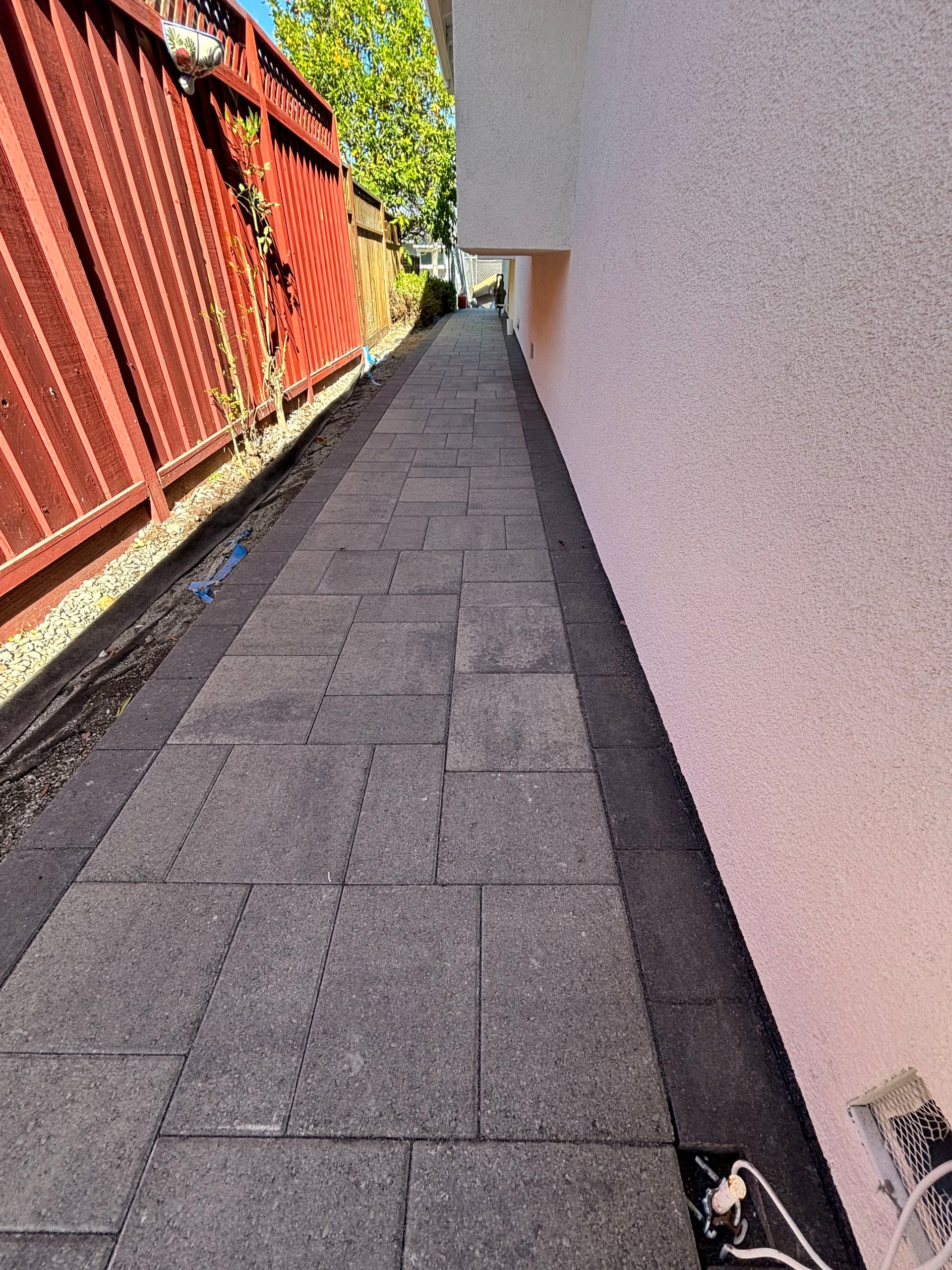 Gallery photos for Backyard Upgrade with Pavers and Synthetic Grass in Progress: Image #2