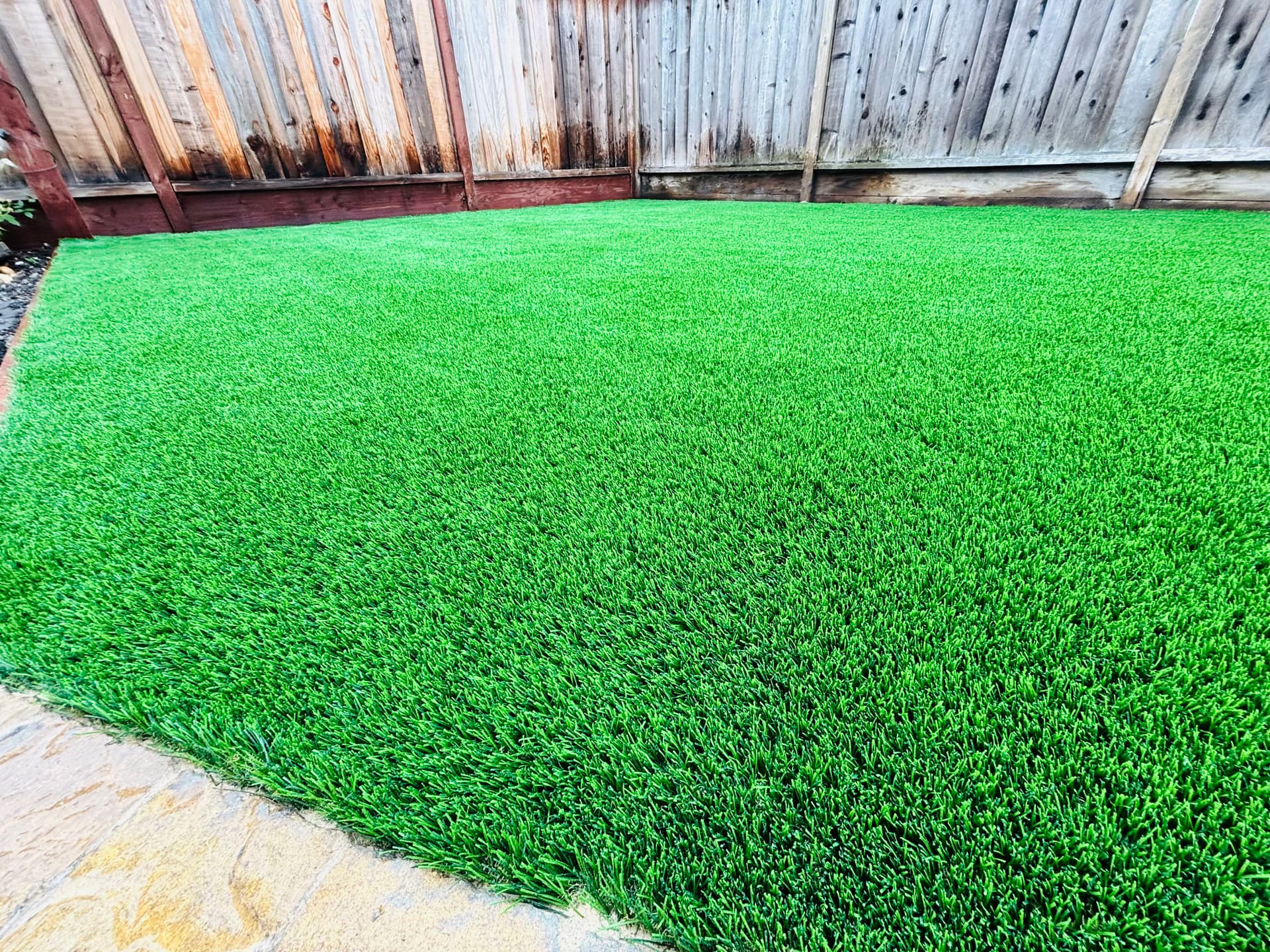 Gallery photos for Backyard Upgrade with Pavers and Synthetic Grass in Progress: Image #1