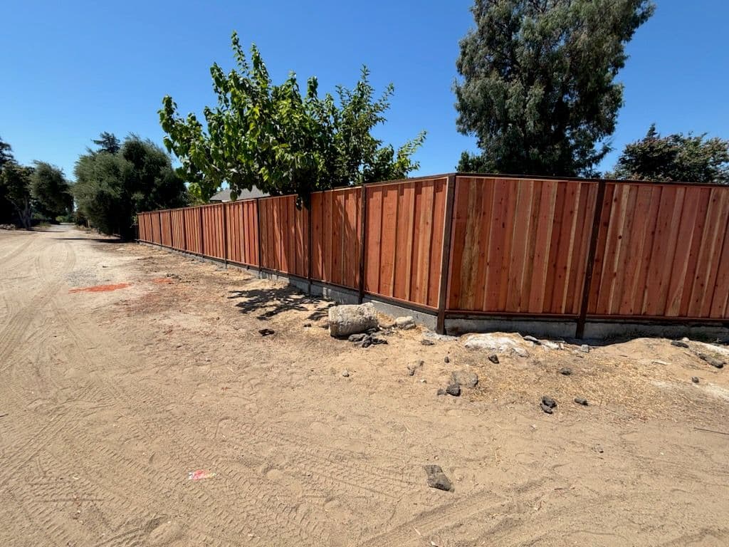 Wooden Fence Installation by Garescape Landscaping image