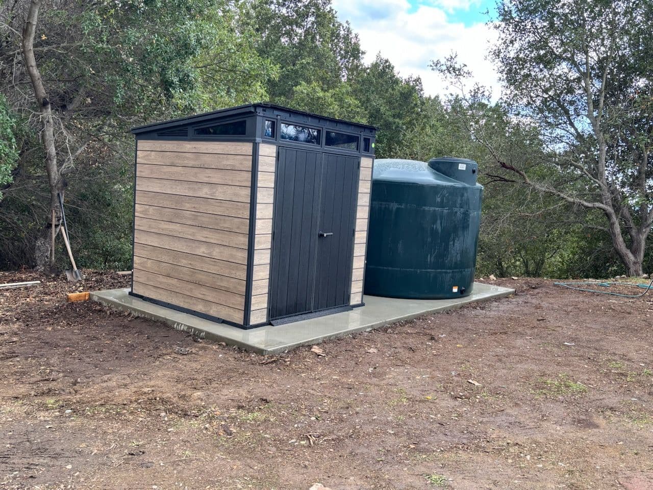 Project Modern Garden Shed with Sustainable Rainwater Solution image