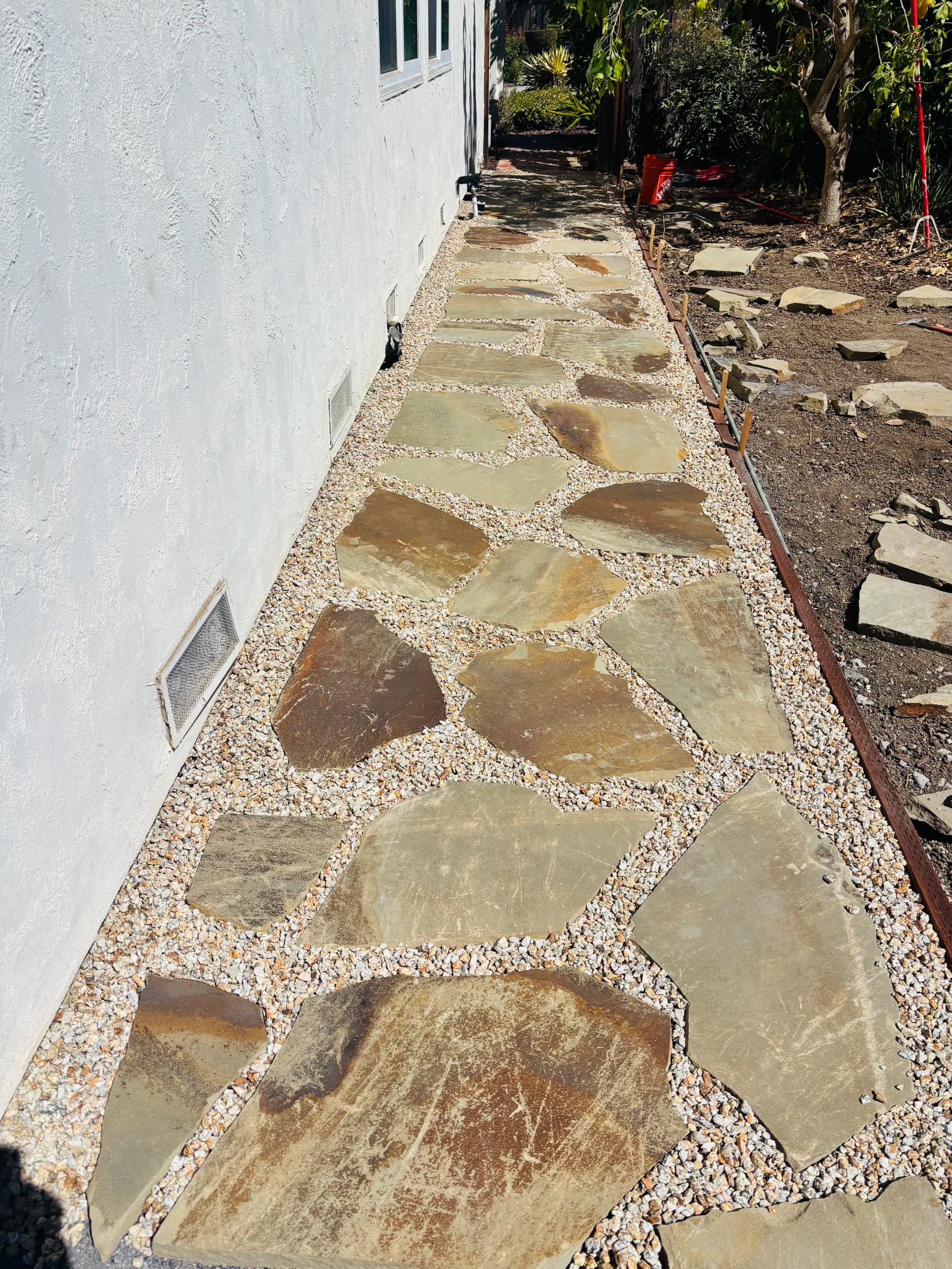 Flagstone Path Installation in San Jose image